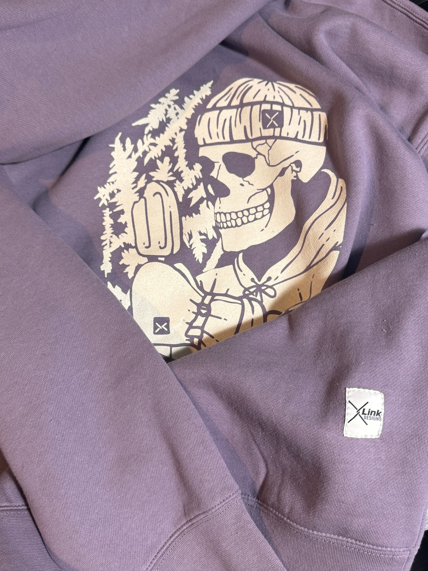 Plum Bonecicle Hoodie