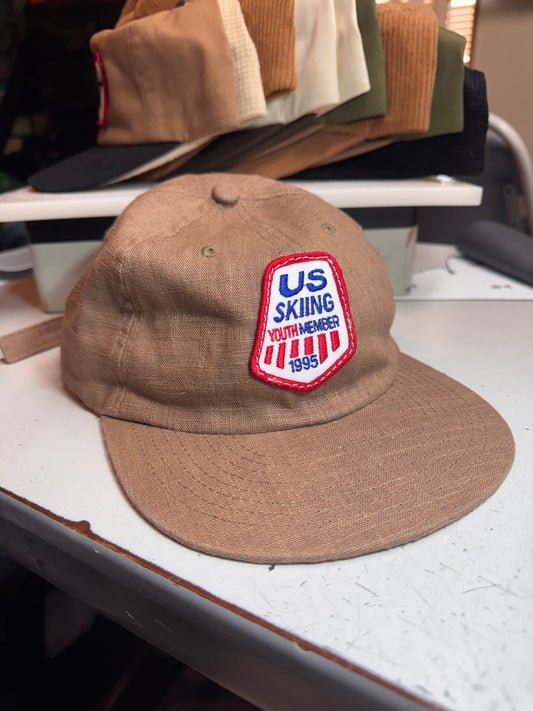 “US skiing ‘95” 1/1 hemp hat