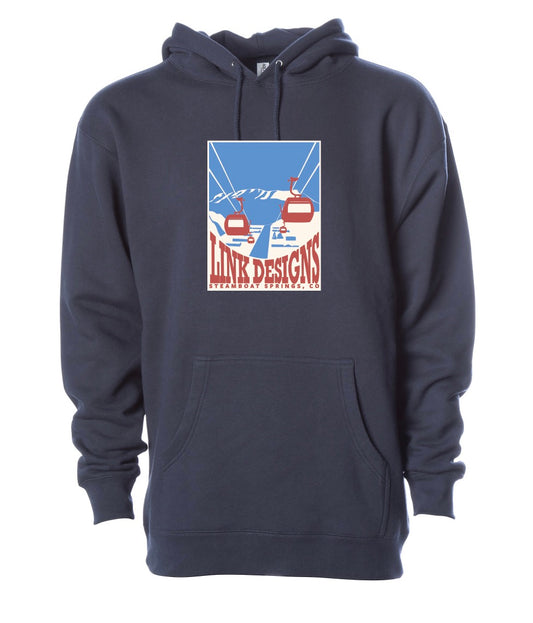 Ski Poster Hoodie